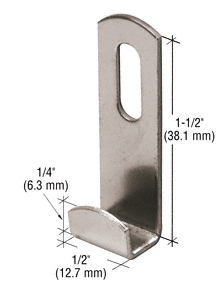 CRL Slotted Round Lip Mirror Clips