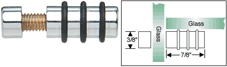 CRL Single Glass Shelf Supports