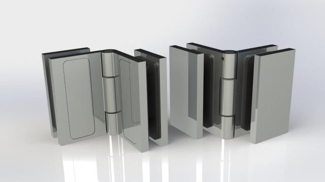 CRL Altea Series 180º Glass-to-Glass Folding-Hinge