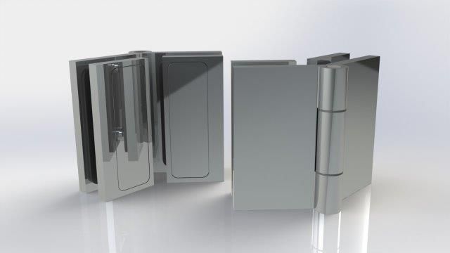 CRL Altea Series 135º Glass-to-Glass Hinge