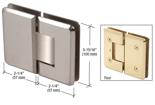 CRL Cologne Series Glass-to-Glass Mount Hinges