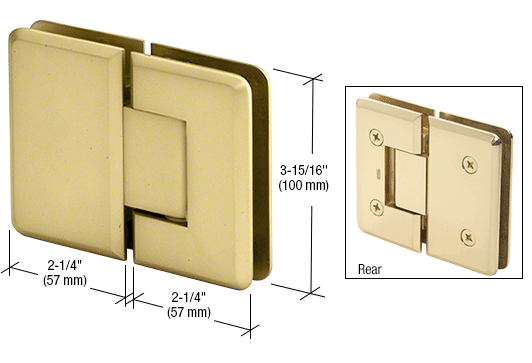 CRL Cologne Series Glass-to-Glass Mount Hinges