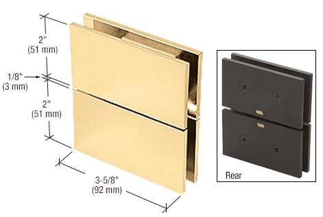 CRL Cardiff Series Glass-to-Glass Mount Hinge