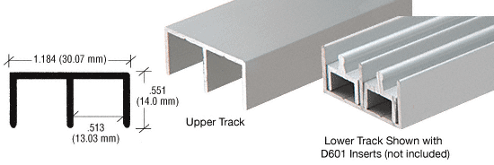 CRL Aluminum Universal Upper Channel