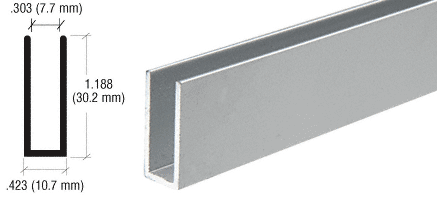 CRL Long U-Channel Window Framing Material