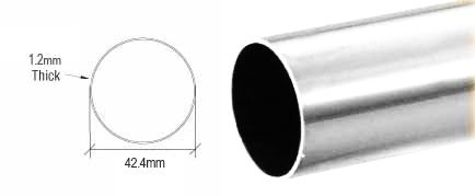 CRL 42.4mm Diameter Hand Rail Tubing