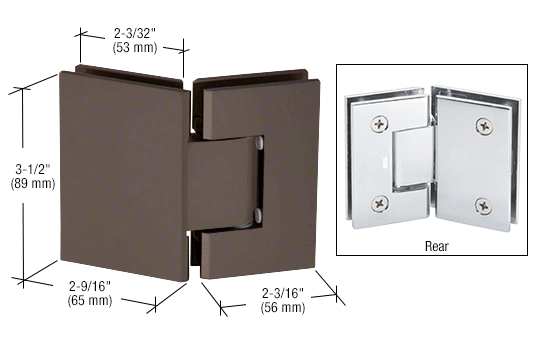 CRL Geneva 045 135 Degree Glass-to Glass Hinge