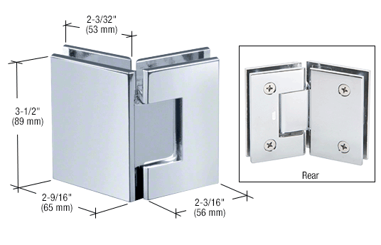 CRL Geneva 045 135 Degree Glass-to Glass Hinge