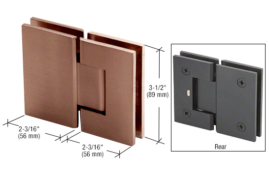 CRL Geneva 180 Degree Glass-to-Glass Hinge