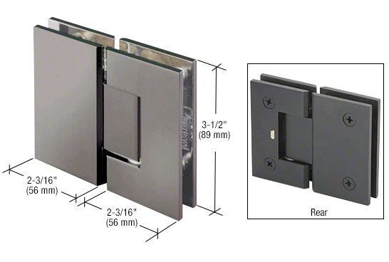 CRL Geneva 180 Degree Glass-to-Glass Hinge