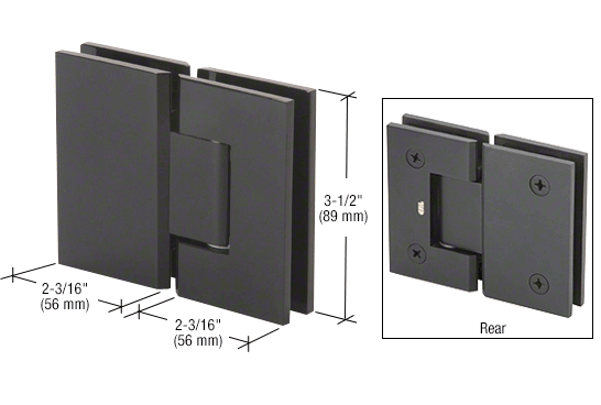 CRL Geneva 180 Degree Glass-to-Glass Hinge