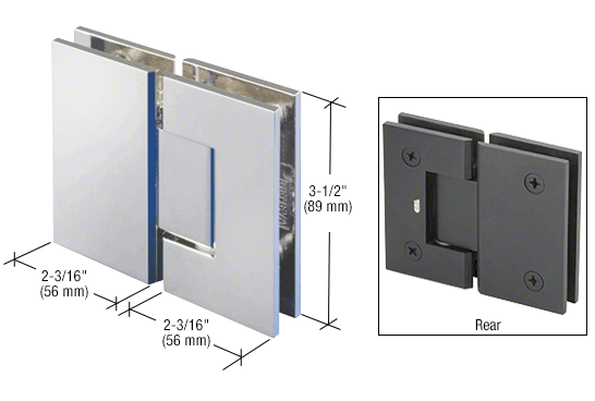 CRL Geneva 580 5 Degree Pre-Set Glass-to-Glass Hinge