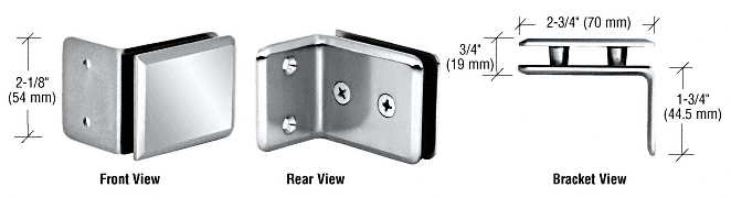 CRL Grande Series Glass Brackets