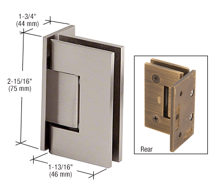 CRL Junior Geneva Series Wall Mount Offset Hinges