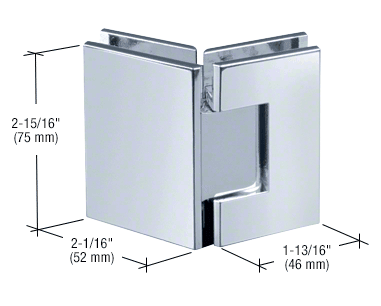 CRL Junior Geneva Series Glass-to-Glass Mount Hinge