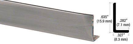 CRL Aluminum 'L' Bar and 'J' Bar Face