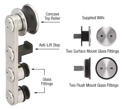 CRL Laguna 400 Anti-Lift Top Rollers