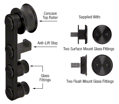 CRL Laguna 400 Anti-Lift Top Rollers