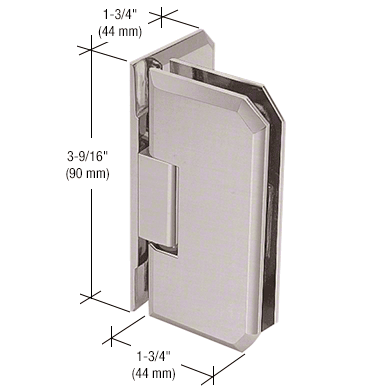 CRL Monaco 044 Wall Mount Offset Back Plate Hinge