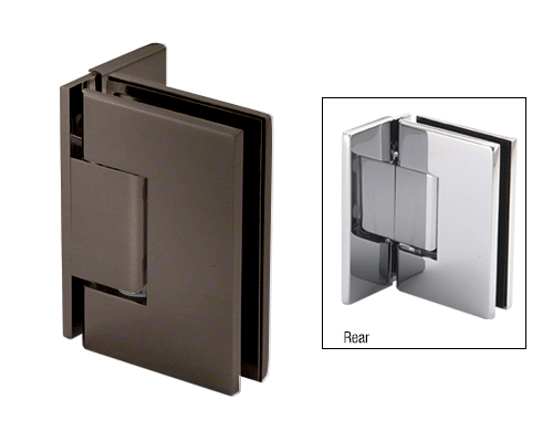 CRL Melbourne Series Wall Mount Offset Hinges with Cover Plate