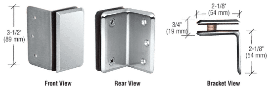 CRL Pinnacle & Prima Series Glass Brackets