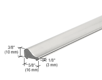 CRL Frameless Shower Door Tapered Threshold