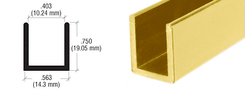 CRL Deep U-Channel for 3/8