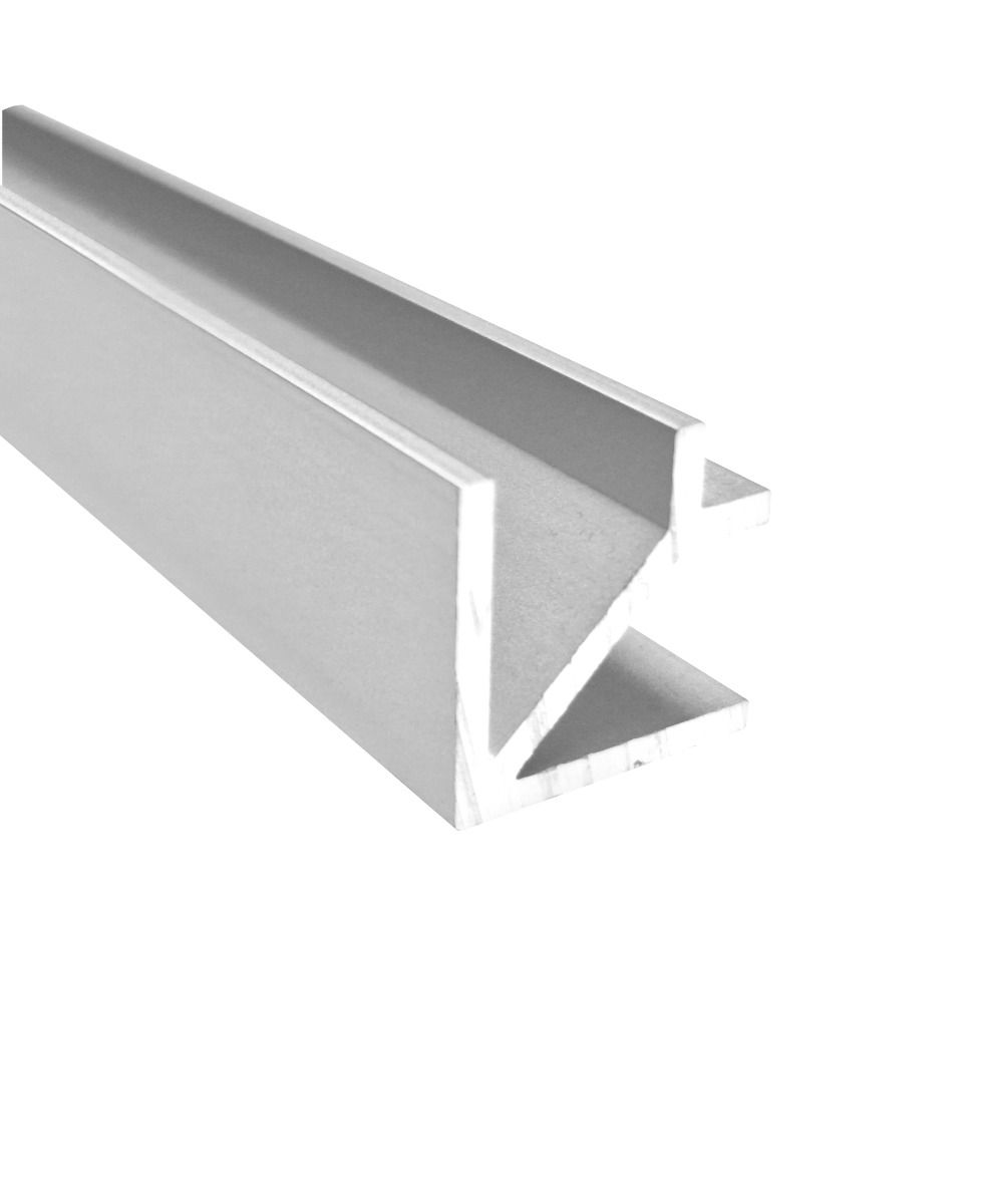 CRL Aluminium Corner Profile 90°, 8 -10 mm, 2,4 m