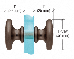 CRL Back-to-Back Traditional Knobs