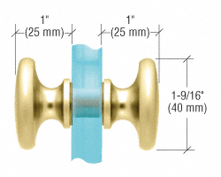 CRL Back-to-Back Traditional Knobs