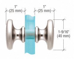 CRL Back-to-Back Traditional Knobs