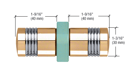 CRL Flush Ring Style Door Knobs