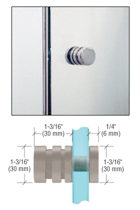 CRL Single-Sided Contemporary Knobs