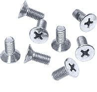 CRL Phillips 6mm x 12mm Cover Plate Screws