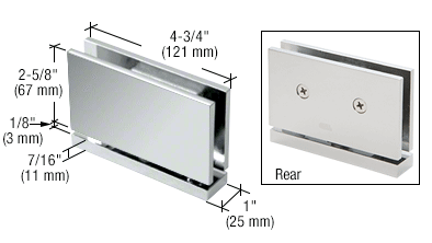 CRL Senior Cardiff Series Top or Bottom Mount Hinges