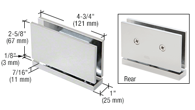 CRL Senior Cardiff Series Top or Bottom Mount Hinges