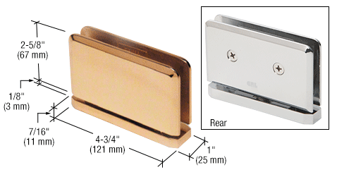 CRL Senior Prima Series Top or Bottom Mount Hinges