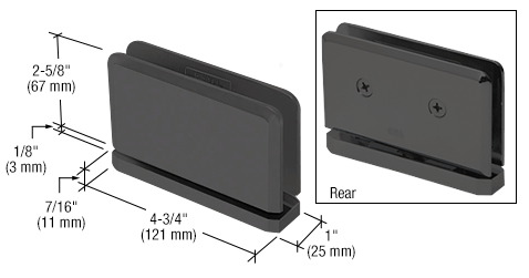 CRL Senior Prima Series Top or Bottom Mount Hinges