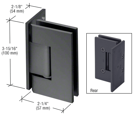 CRL Vienna 044 Wall Mount Offset Back Plate Hinge