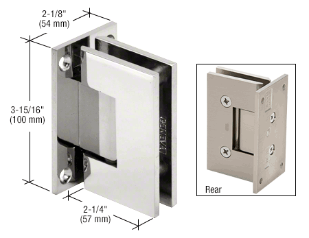 CRL Vienna Series Wall Mount Positive Close