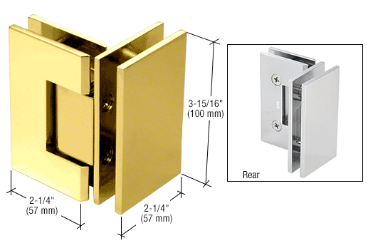 CRL Vienna Series Glass-to-Glass Mount Hinges