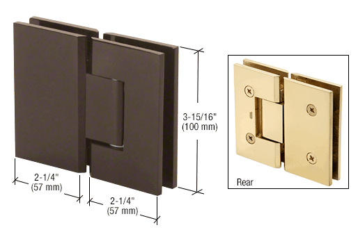 CRL Vienna 180 Glass-to-Glass Hinge