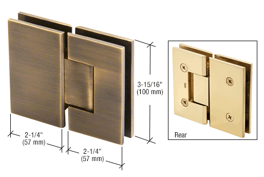 CRL Vienna 180 Glass-to-Glass Hinge