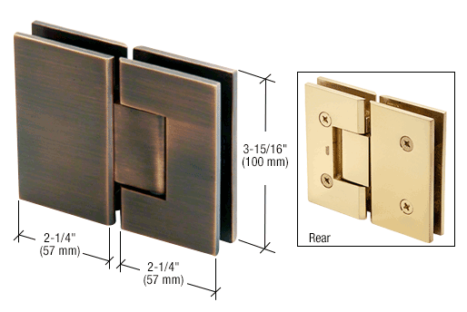 CRL Vienna 180 Glass-to-Glass Hinge