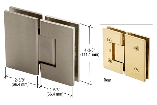 CRL Victoria Series Glass-to-Glass Hinges