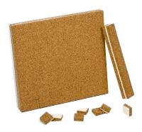 CRL Cork Transport Pads 24 x 24 x 10 mm - 4,000/Pk