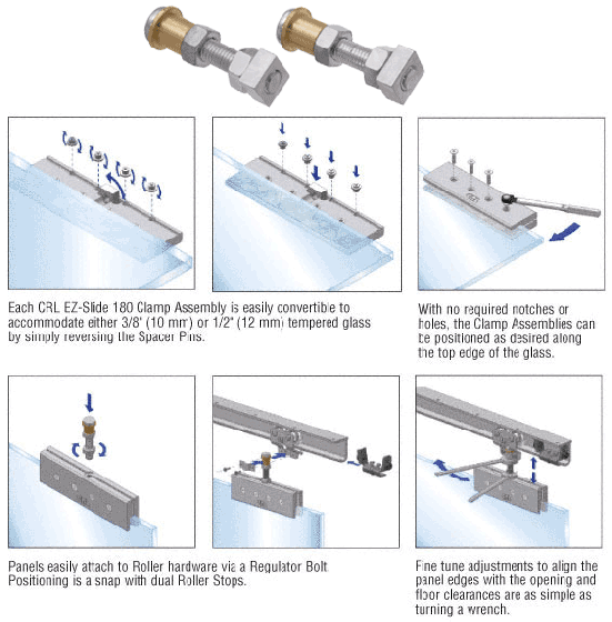 CRL EZ-Slide 180 Regulator Bolts