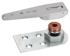 CRL Adjustable End-Load Floor Mount Bottom Pivot Set