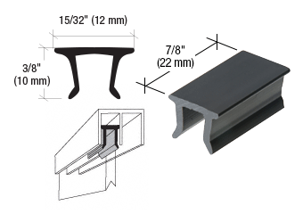 CRL Black Plastic Top Guide