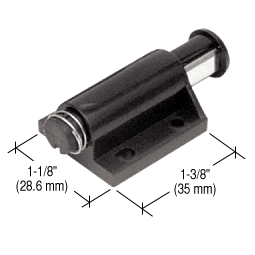 CRL Black Magnetic Single Latch for Glass Doors